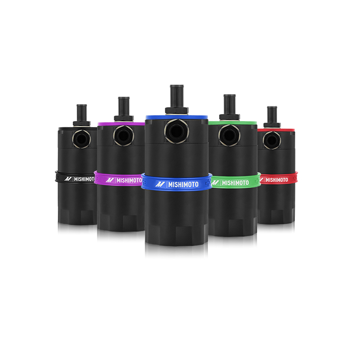 Mishimoto — Mishimoto Universal Baffled Oil Catch Can - Green - view 18